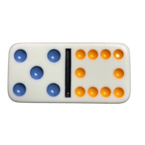 Double Twelve Dominoes Replacement Tile 5 10 Color Dot mq